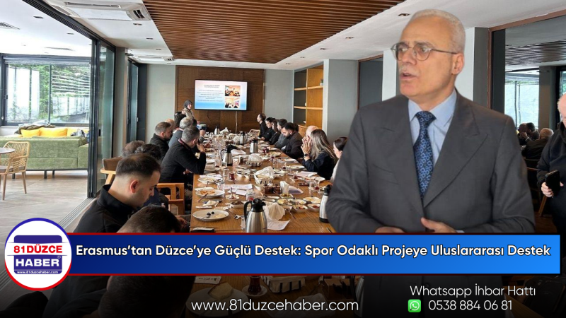 Erasmus’tan Düzce’ye Güçlü Destek: Spor Odaklı Projeye Uluslararası Destek
