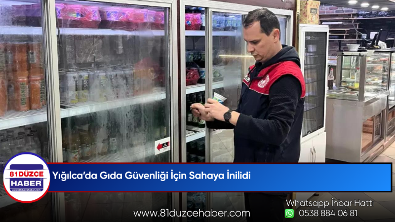 Yığılca’da Gıda Güvenliği İçin Sahaya İnilidi