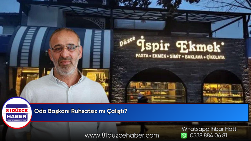 Oda Başkanı Ruhsatsız mı Çalıştı?