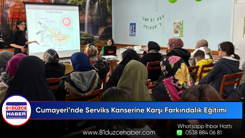 Cumayeri’nde Serviks Kanserine Karşı Farkındalık Eğitimi