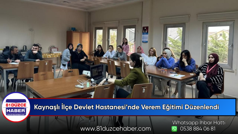 Kaynaşlı İlçe Devlet Hastanesi’nde Verem Eğitimi Düzenlendi