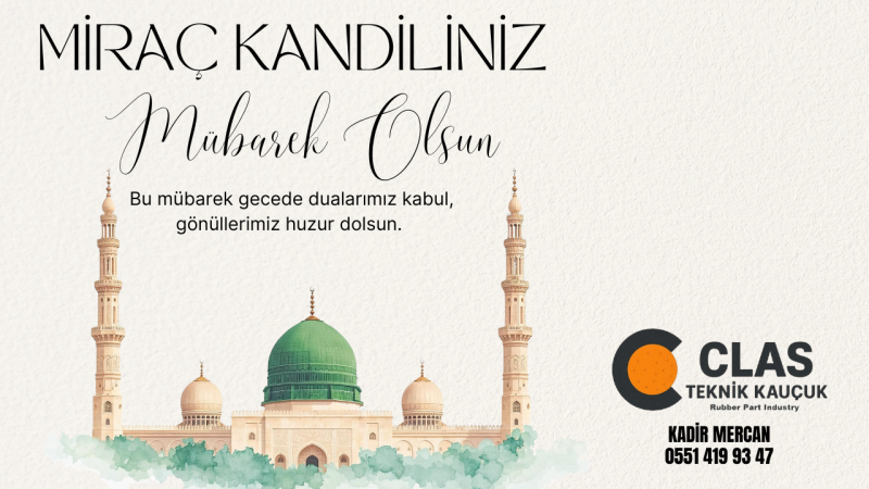 CLAS TEKNİK MİRAÇ KANDİLİ MESAJI