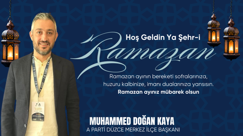 MUHAMMED DOĞAN KAYA HOŞGELDİN RAMAZAN REKLAM MESAJI