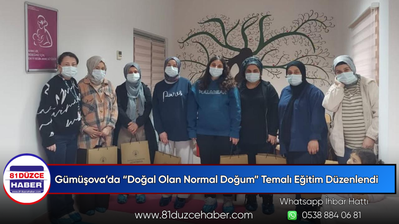 Gümüşova’da “Doğal Olan Normal Doğum” Temalı Eğitim Düzenlendi