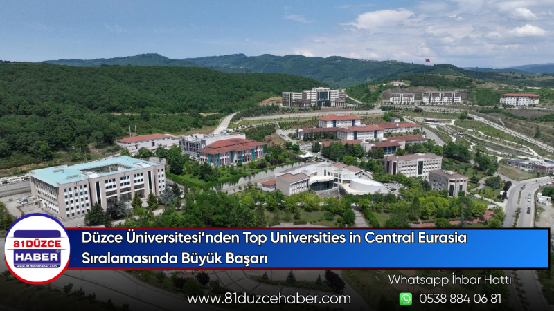 Düzce Üniversitesi’nden Top Universities in Central Eurasia Sıralamasında Büyük Başarı