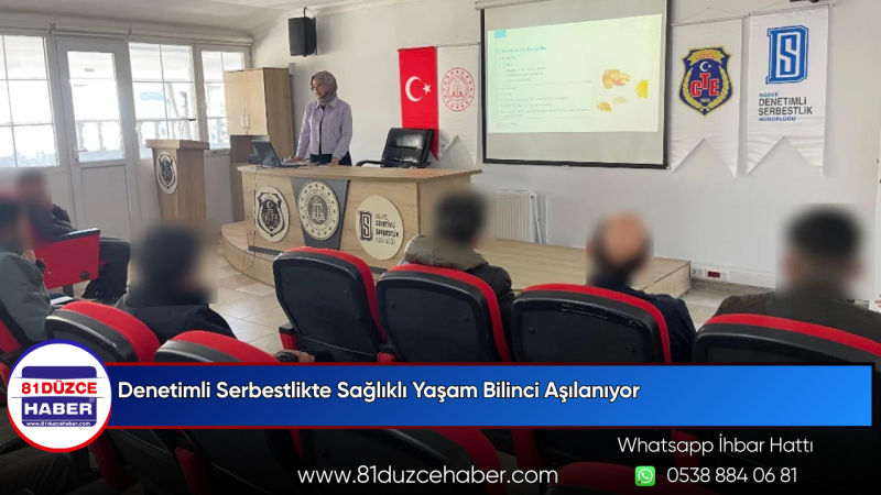 Denetimli Serbestlikte Sağlıklı Yaşam Bilinci Aşılanıyor