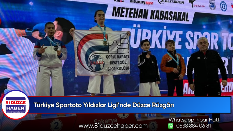 Türkiye Sportoto Yıldızlar Ligi’nde Düzce Rüzgârı