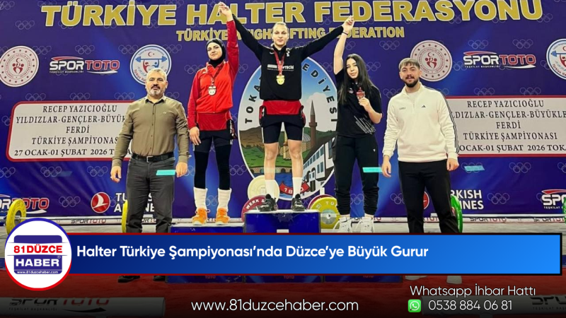 Halter Türkiye Şampiyonası’nda Düzce’ye Büyük Gurur