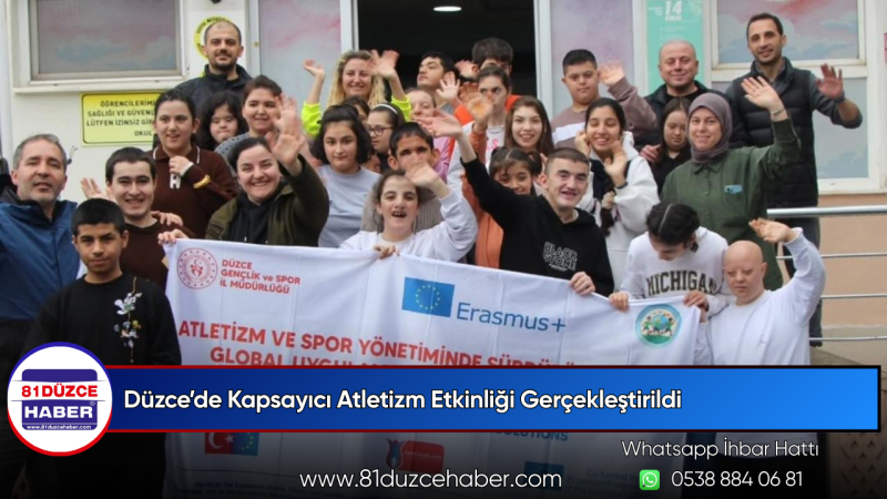 Düzce’de Kapsayıcı Atletizm Etkinliği Gerçekleştirildi