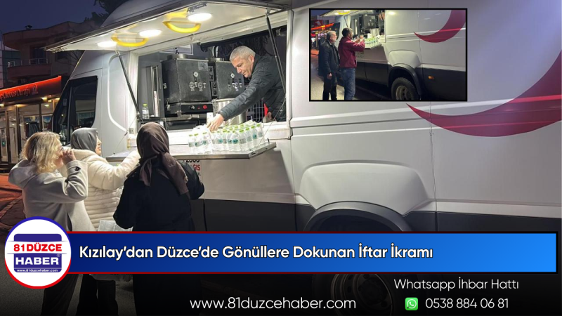 Kızılay’dan Düzce’de Gönüllere Dokunan İftar İkramı