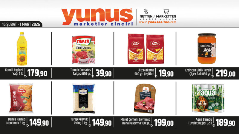 YUNUS MARKET - 15 - 21 ŞUBAT