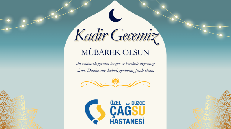 CAĞSU HASTANESİ KADİR GECESİ REKLAM İLANI