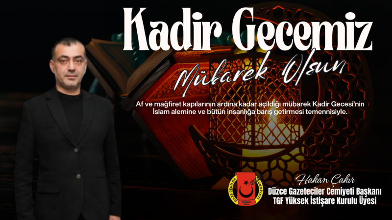 HAKAN ÇAKIR  KADİR GECESİ REKLAM İLANI