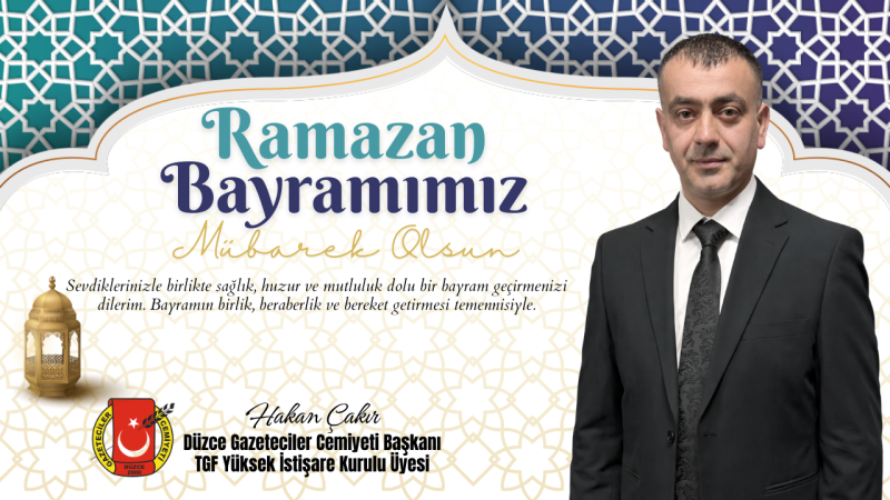 HAKAN ÇAKIR  RAMAZAN BAYRAMI REKLAM İLANI