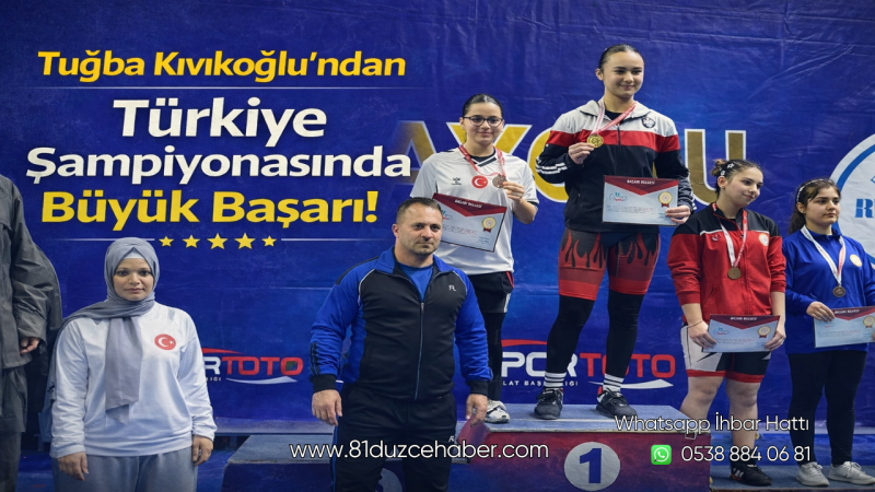 Tuğba Kıvıkoğlu’ndan Türkiye Şampiyonasında Büyük Başarı