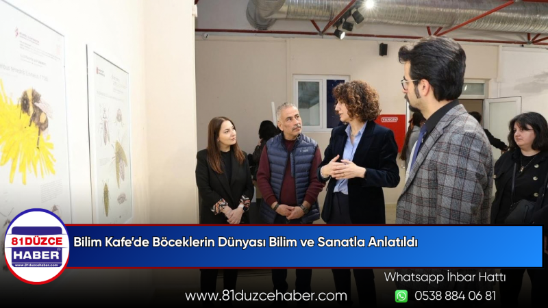 Bilim Kafe’de Böceklerin Dünyası Bilim ve Sanatla Anlatıldı