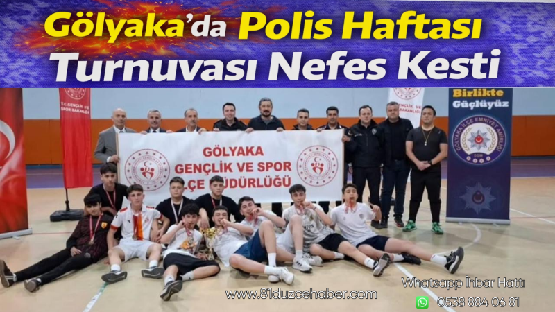 Gölyaka’da Polis Haftası Turnuvası Nefes Kesti