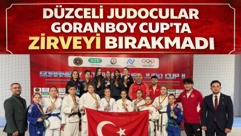 Düzceli Judocular Goranboy Cup’ta Zirveyi Bırakmadı