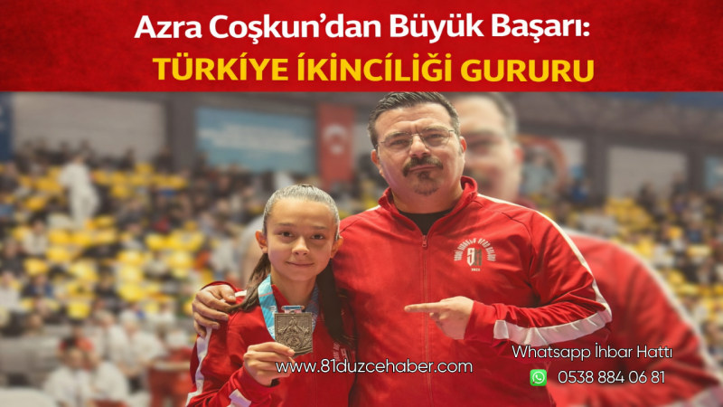 Azra Coşkun’dan Büyük Başarı: Türkiye İkinciliği Gururu