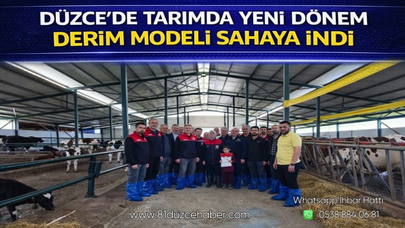 Düzce’de Tarımda Yeni Dönem: DERİM Modeli Sahaya İndi