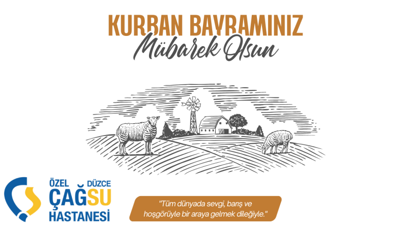 ÇAĞSU HASTANESİ KURBAN BAYRAMI REKLAM MESAJI
