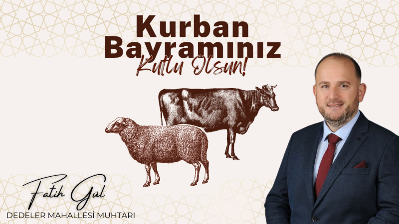 FATİH GÜL KURBAN BAYRAMI REKLAM MESAJI