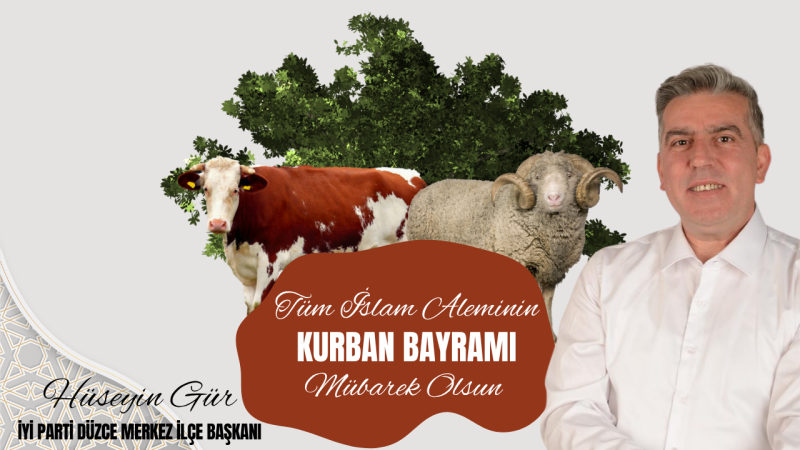 HÜSEYİN GÜR KURBAN BAYRAMI REKLAM MESAJI