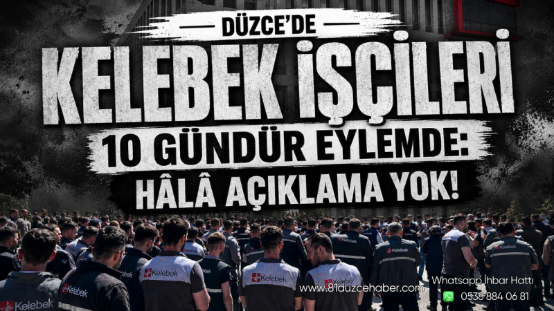 Düzce'de Kelebek İşçileri 10 Gündür Eylemde: Hâlâ Açıklama Yok