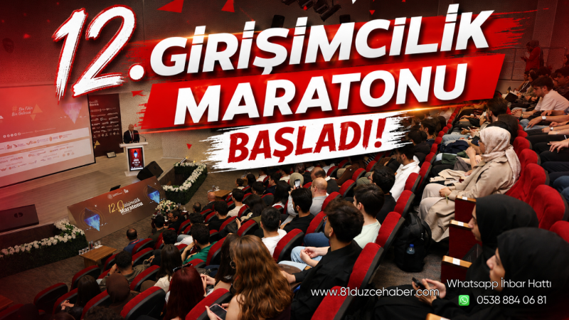 12. Girişimcilik Maratonu Başladı