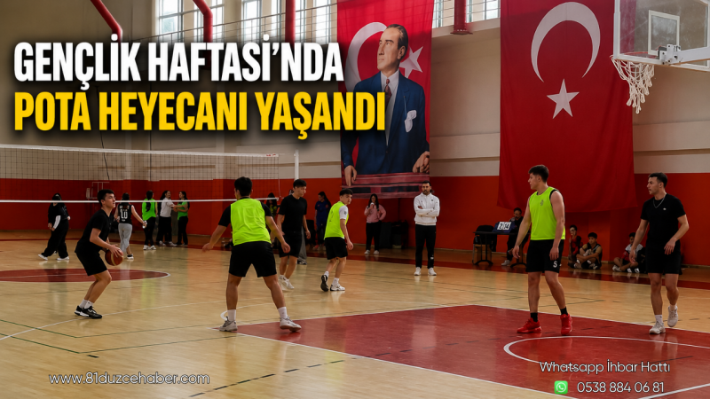 Gençlik Haftası’nda Pota Heyecanı Yaşandı
