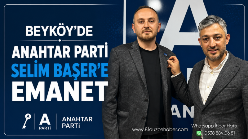 Beyköy’de Anahtar Parti Selim Başer’e Emanet
