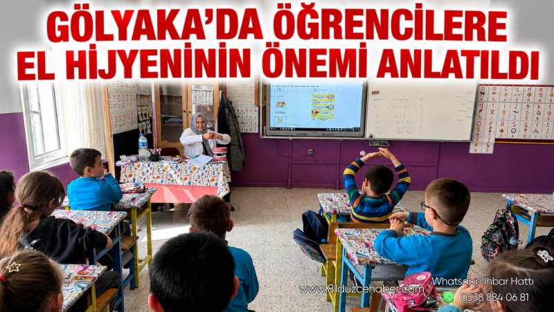 Gölyaka’da Öğrencilere El Hijyeninin Önemi Anlatıldı