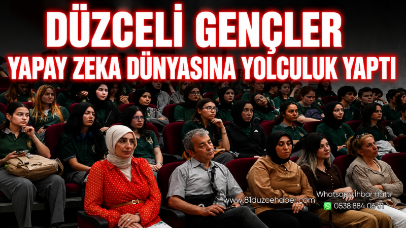 Düzceli Gençler Yapay Zeka Dünyasına Yolculuk Yaptı