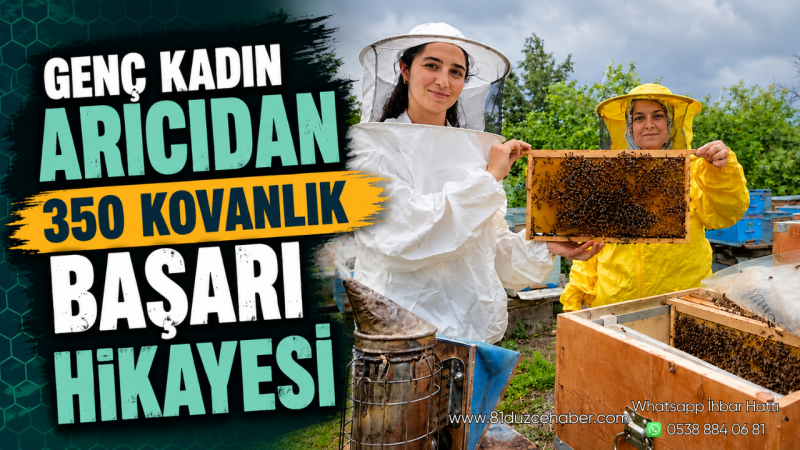 Genç Kadın Arıcıdan 350 Kovanlık Başarı Hikayesi