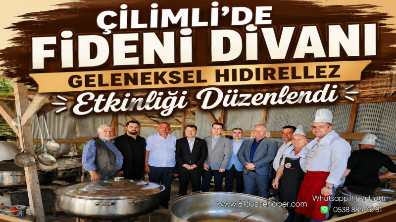 Çilimli’de Fideni Divanı Geleneksel Hıdırellez Etkinliği Düzenlendi