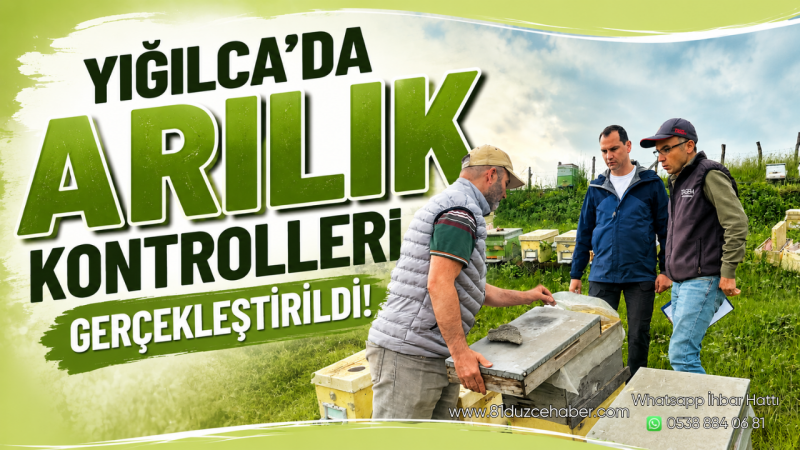 Yığılca’da Arılık Kontrolleri Gerçekleştirildi