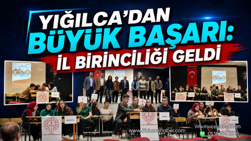 Yığılca’dan Büyük Başarı: İl Birinciliği Geldi