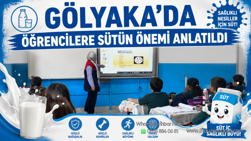 Gölyaka’da Öğrencilere Sütün Önemi Anlatıldı