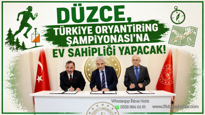 Düzce, Türkiye Oryantiring Şampiyonası’na Ev Sahipliği Yapacak