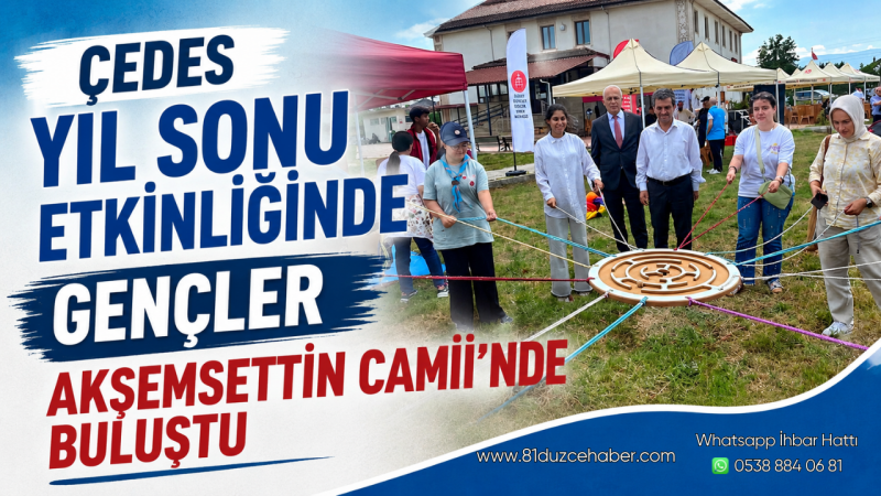 ÇEDES Yıl Sonu Etkinliğinde Gençler Akşemsettin Camii’nde Buluştu