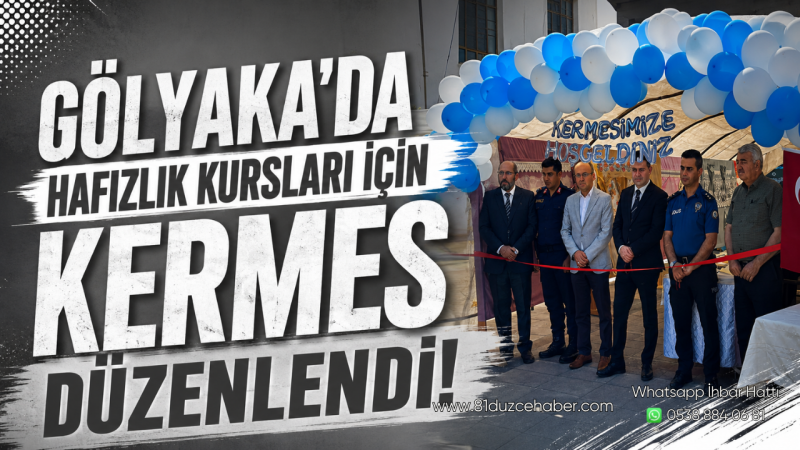 Gölyaka’da Hafızlık Kursları İçin Kermes Düzenlendi