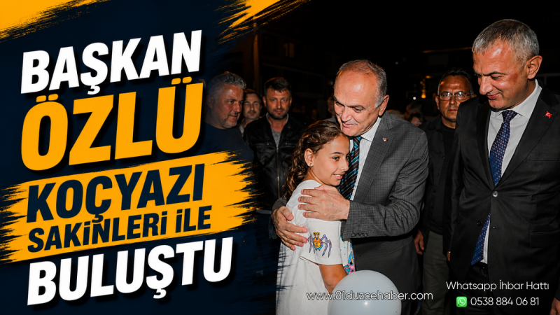 Başkan Özlü Koçyazı Sakinleri İle Buluştu