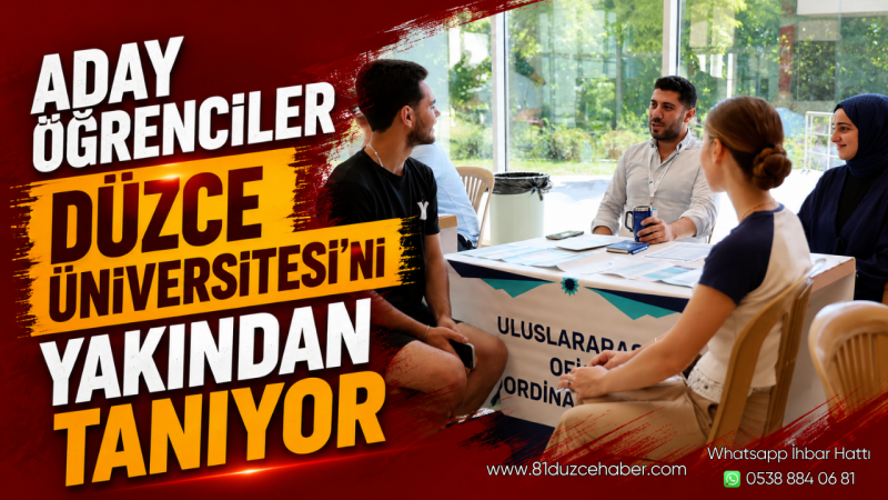 Aday Öğrenciler Düzce Üniversitesi'ni Yakından Tanıyor