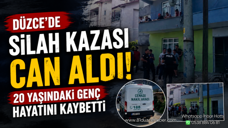 Düzce'de Silah Kazası Can Aldı; 20 Yaşındaki Genç Hayatını Kaybetti