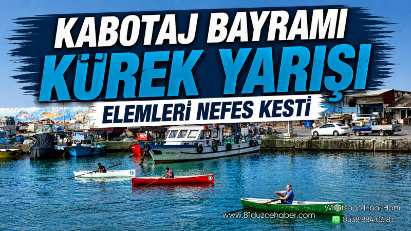 Kabotaj Bayramı Kürek Yarışı Elemeleri Nefes Kesti