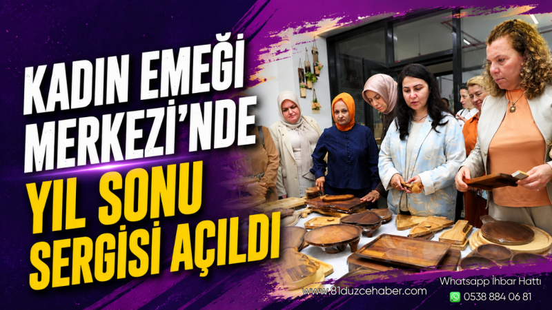 Kadın Emeği Merkezi'nde Yıl Sonu Sergisi Açıldı