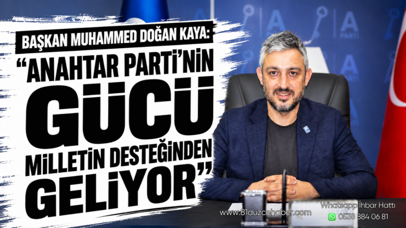 Başkan Muhammed Doğan Kaya: 