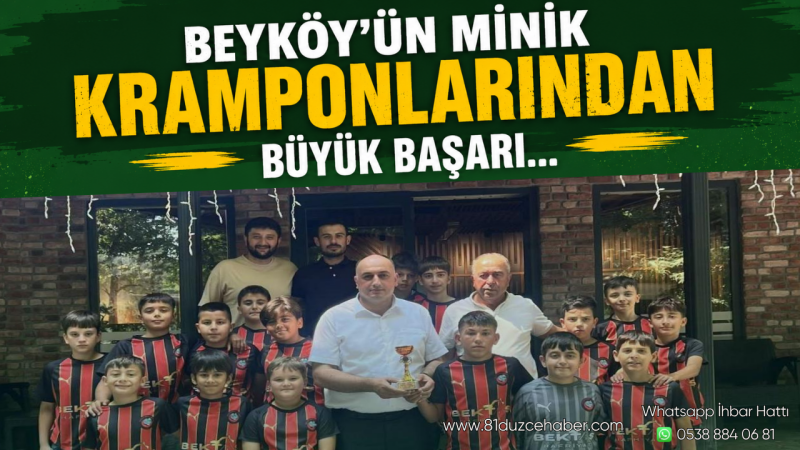 Beyköy'ün Minik Kramponlarından Büyük Başarı