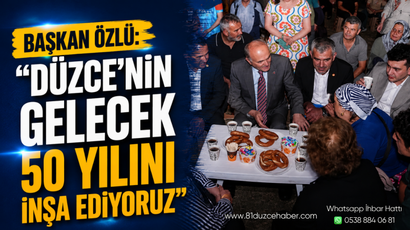 Başkan Özlü: 