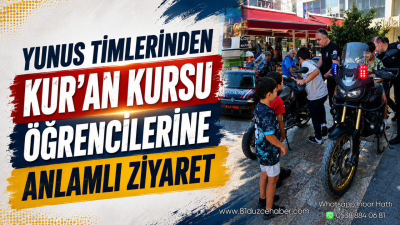 Yunus Timlerinden Kur’an Kursu Öğrencilerine Anlamlı Ziyaret